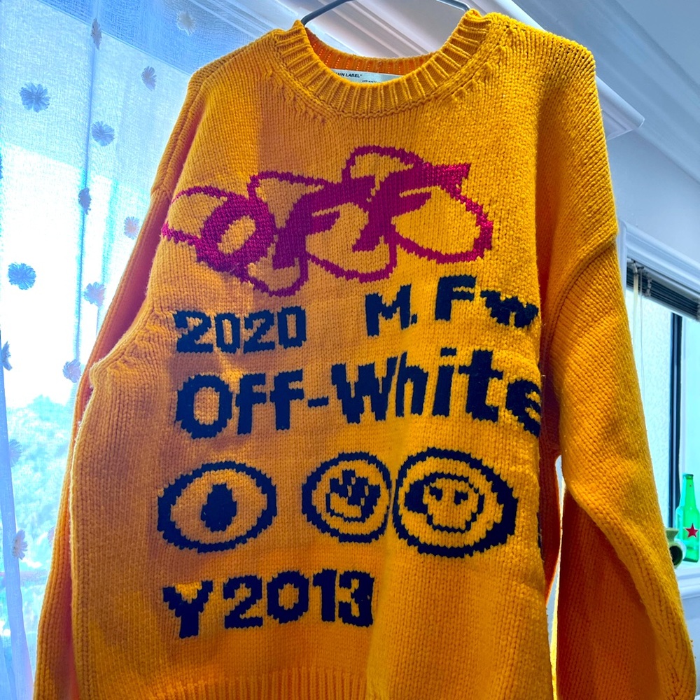 Off white oversized Sweater